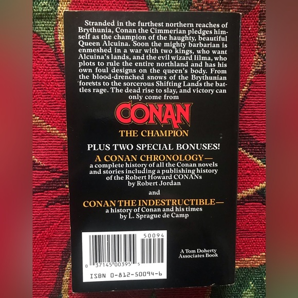 Conan the Champion by John Maddox Roberts TOR Trade Paperback - Picture 3 of 4